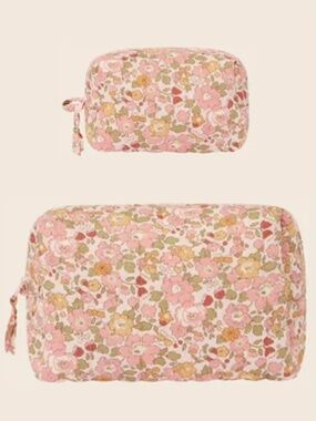 Papinelle Bag/Case Set Pink Floral New